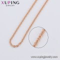 75433 xuping China al por mayor diseño simple chapado en oro rosa pulsera de cadena unisex